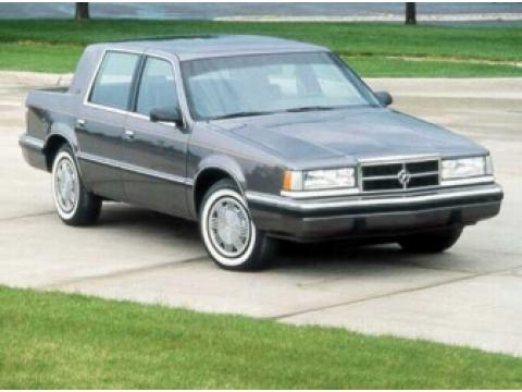 1989 Dodge Dynasty V6 in  Blue Metallic