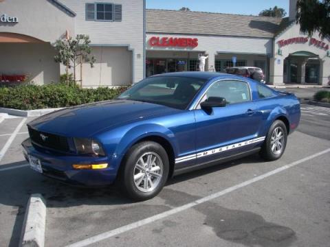 2008 Ford Mustang V6 Deluxe Coupe in Vista Blue Metallic