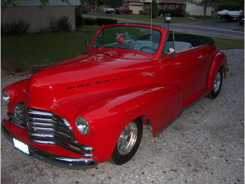 1947 Chevrolet Stylemaster Convertible in Red