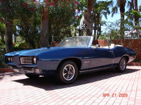 1969 Pontiac LeMans GTO Convertible Re-creation in Liberty Blue