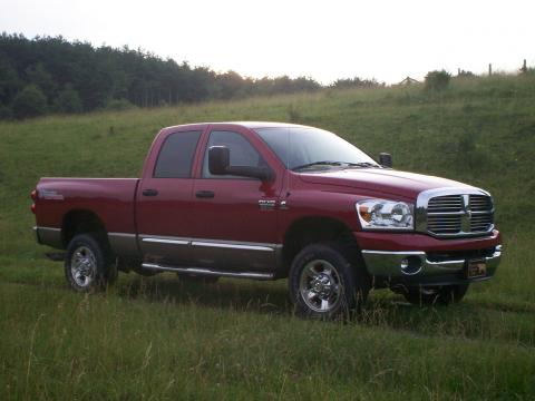 2008 Dodge Ram 2500 Big Horn Quad Cab 4x4 in Inferno Red Crystal Pearl