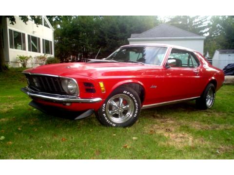 1970 Ford Mustang Coupe in Red