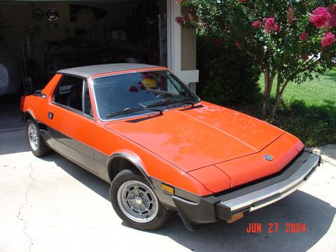 1983 Fiat X1/9  in Orange