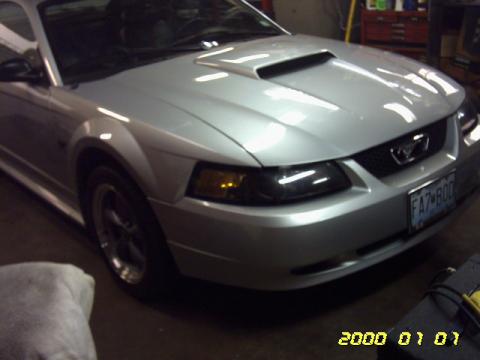 2001 Ford Mustang GT Coupe in Silver Metallic