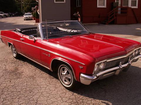 1966 Chevrolet Impala Convertible in Red