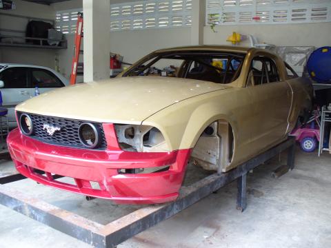 2007 Ford Mustang GT 25.2 SFI Cert. May 08 Race Car Chassis in Primer