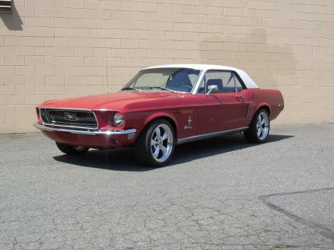 1968 Ford Mustang Coupe in Red