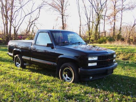 1990 Chevrolet C/K C1500 454 SS in Onyx Black