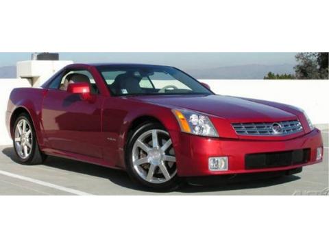 2004 Cadillac XLR Roadster in Crimson Red Pearl