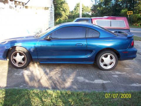 1998 Ford Mustang GT Coupe in Light Atlantic Blue