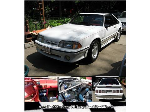 1992 Ford Mustang GT Coupe in Oxford White