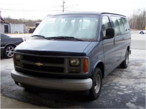 1999 Chevrolet Express 1500 Passenger Van in Cadet Blue Metallic