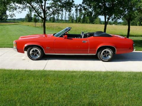 1972 Mercury Cougar XR-7 Convertible in Ford Bright Red