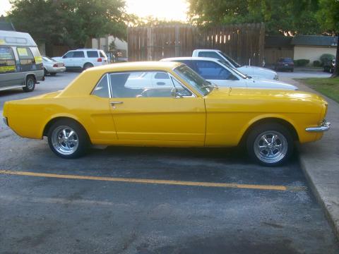 1965 Ford Mustang Coupe in Yellow