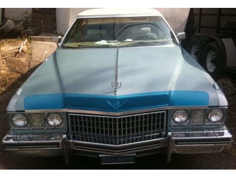 1973 Cadillac Coupe de Ville Hardtop in Baby Blue