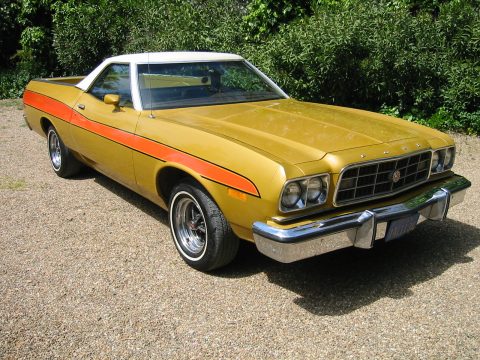 1973 Ford Ranchero GT in Gold