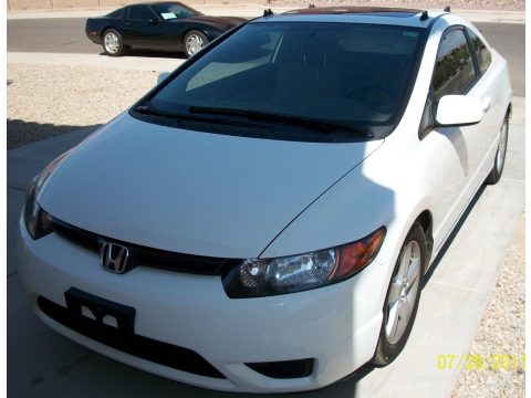 2007 Honda Civic EX Coupe in Taffeta White