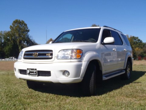 2002 Toyota Sequoia Limited 4WD in Natural White