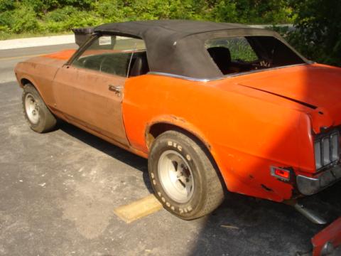 1970 Ford Mustang Convertible in Calypso Coral