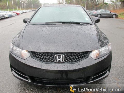 2009 Honda Civic EX Coupe in Crystal Black Pearl
