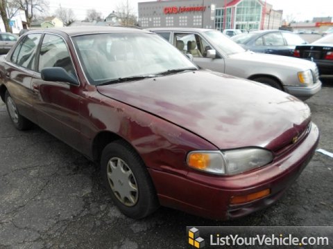 1996 Toyota Camry DX Sedan in Ruby Red Pearl