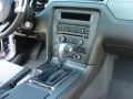 The center console, parking brake, shifter and controls, 2012 Ford Mustang 
