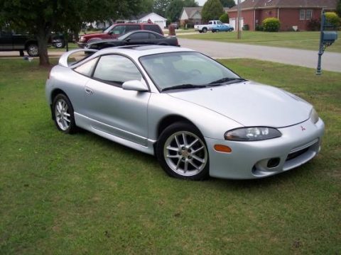 1999 Mitsubishi Eclipse GSX Turbo AWD Coupe in Minden Silver Pearl