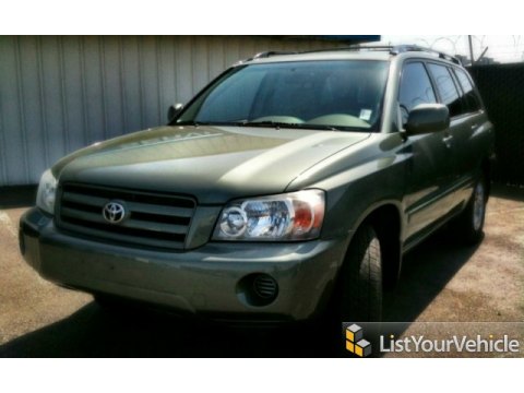 2004 Toyota Highlander Limited V6 4WD in Oasis Green Pearl