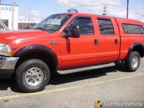 2003 Ford F250 Super Duty XLT Crew Cab 4x4 in Red Clearcoat