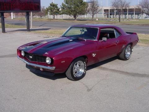 1969 Chevrolet Camaro SS Coupe in Garnet Red