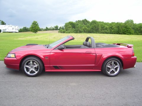 2003 Ford Mustang GT Convertible in Redfire Metallic