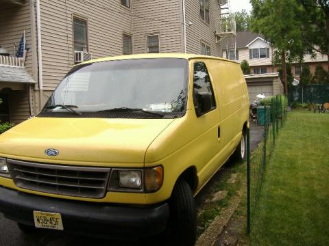 1994 Ford Econoline E250 Cargo Van in Yellow